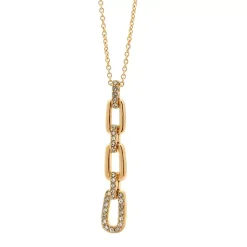 Kort Kjede Med "gold Links"