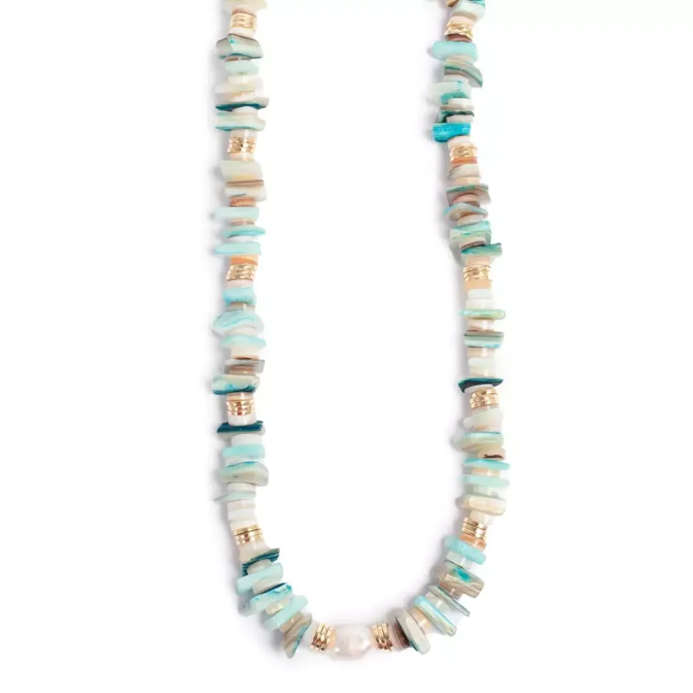Kort Kjede - Nature Beads Mint