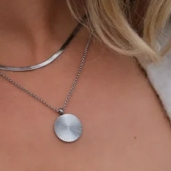 Kort Kjede - Steel Unisex - Snakechain