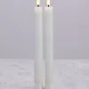 Kronelys Led 2pk Hvit