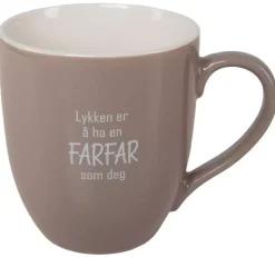 Krus Lykken Farfar Beige