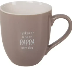 Krus Lykken Pappa Beige
