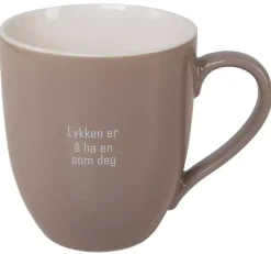 Krus Lykken Som Deg Beige