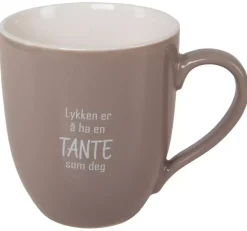 Krus Lykken Tante Beige
