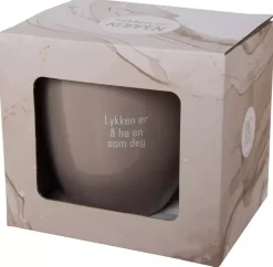 Krus Lykken Venninne Beige