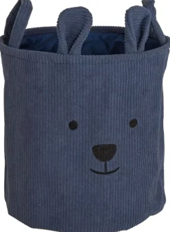 Kurv Blå Cord 30x30