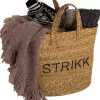 Kurv Flettet "Strikk"