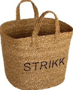 Kurv Flettet "Strikk"