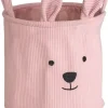 Kurv Rosa Cord 30x30