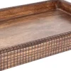 Lama Leuven Brett Rutemønster 45x32 Brun