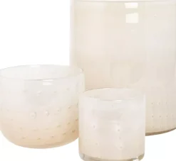 Lama Lyslykt Buet Creme Ø14 Offwhite