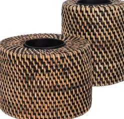 Lama Minico Telysholder Rattan H9 Brun