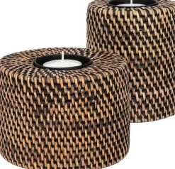 Lama Minico Telysholder Rattan H9 Brun