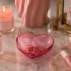 L`Amour Hjerteskål Rosa Stor