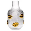 L´Amour Vase H(25Cm) Lips Gull/Klar Sprayet