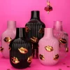 L´Amour Vase H(30Cm) Lips Gull/Svart Sprayet