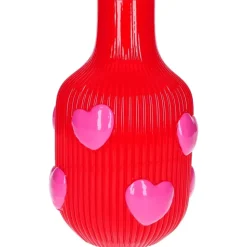 L`Amour Vase Hearts Rød