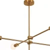 Lampe Satelitt Gull 4arm