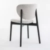 Lea - Spisestol Beige Med Svart Understell