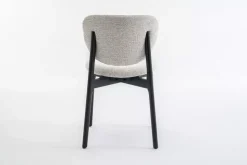 Lea - Spisestol Beige Med Svart Understell