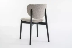 Lea - Spisestol Taupe Med Svart Understell
