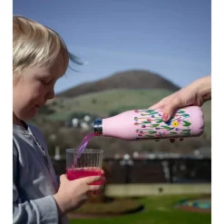 Les Artistes - Bottle Up - Rosa Sløyfe - Termoflaske - 0,5 l