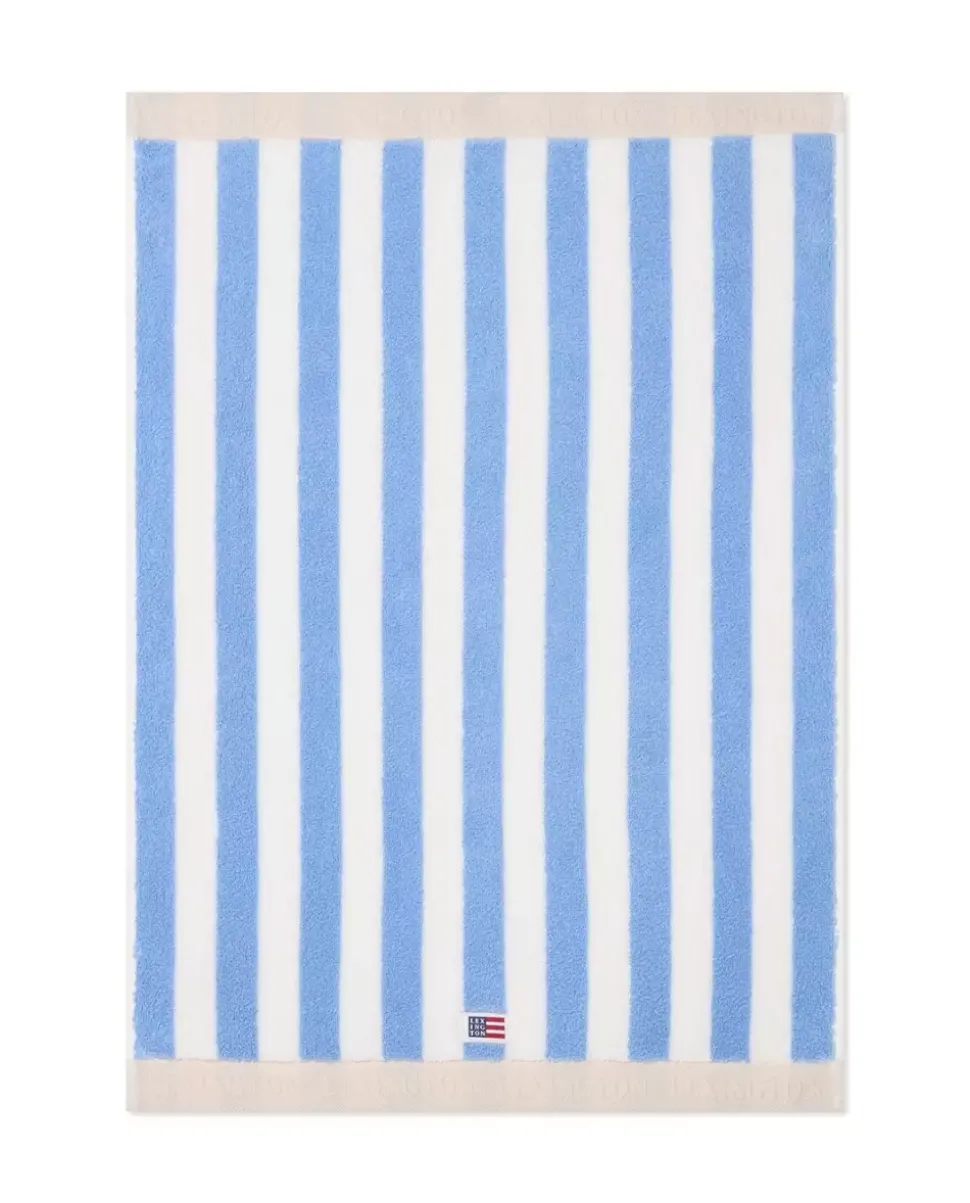 Lexington Blokkrutet Håndkle Himmelblå/Hvit/Moonbeam 50x70cm