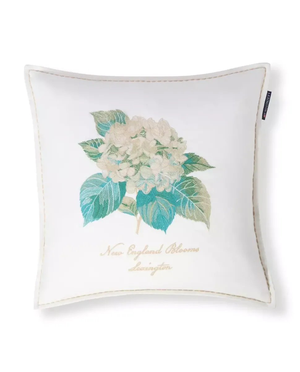 Lexington Blomstret Brodert Putetrekk I Lin/Bomull