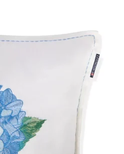 Lexington Blomstret Brodert Putetrekk I Lin/Bomull