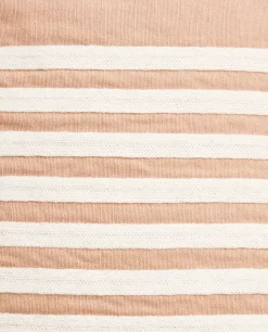 Lexington Brodert Stripete Putetrekk I Linblanding
