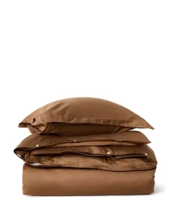 Lexington Ensfarget Satengsengesett Fudge 200x220/2x50x70