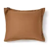 Lexington Ensfarget Satengsengesett Fudge 140x220/50x70