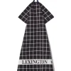 Lexington Frottéhåndkle Svart/Hvit 50x70