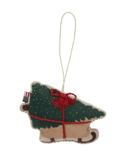 Lexington Hundeslede Økologisk Bomull Ornament
