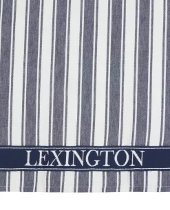 Lexington Icons Cotton Twill Waffle Striped Kjøkkenhåndkle