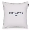 Lexington Icons Logo Økologisk Fløyel Putetrekk Hvit