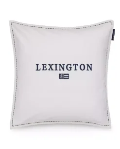 Lexington Icons Logo Økologisk Fløyel Putetrekk Hvit