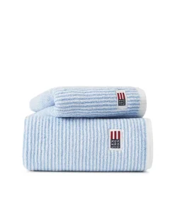 Lexington Icons Original Håndkle White/Blue Striped 70x130