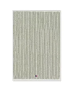 Lexington Icons Original Håndkle Vintage Green/White Striped 50x70