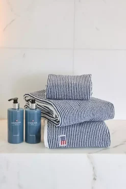 Lexington Icons Original Håndkle 50x70 Hvit/Navy