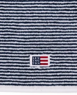 Lexington Icons Original Håndkle 50x70 Hvit/Navy