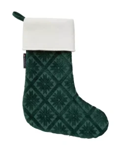 Lexington Jacquard Økologisk Bomull/Viskose Strømpe Grønn