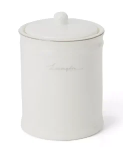 Lexington Porselensholder Til Bomullspads Hvit/Beige