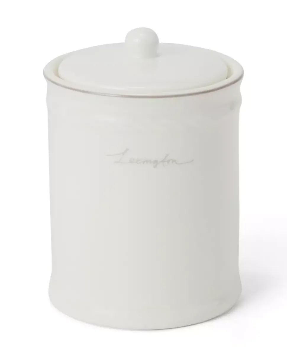 Lexington Porselensholder Til Bomullspads Hvit/Beige