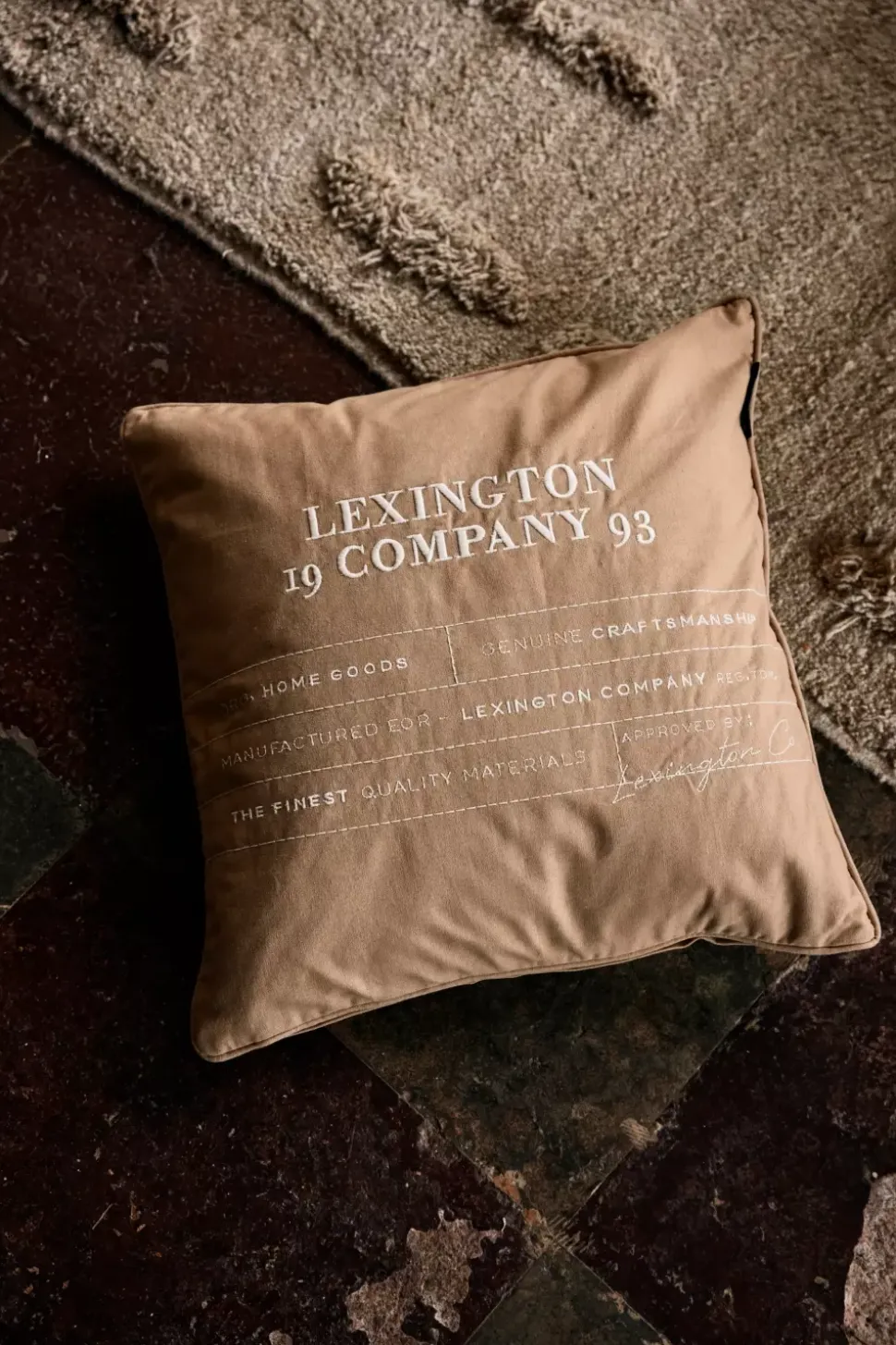 Lexington Putetrekk Økologisk Bomullskanvas Beige