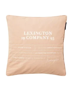 Lexington Putetrekk Økologisk Bomullskanvas Beige