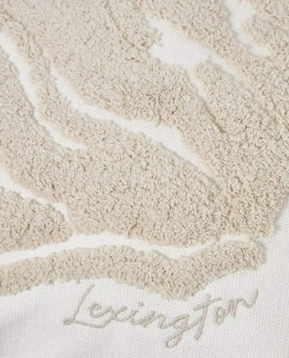 Lexington Rug Shell Putetrekk I Resirkulert Bomullscanvas, Hvit/Beige