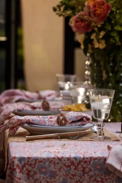 Lexington Serviett I Resirkulert Bomull Med Trykt Blomstermønster