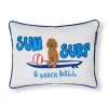 Lexington Sun Surf Pute I Økologisk Bomullstwill, 30x40, Hvit Multi