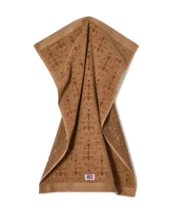 Lexington Velourhåndkle Med Jacquardmønster Fudge 70x130